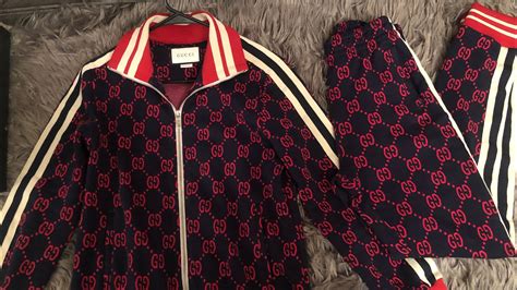 gucci tracksuit false